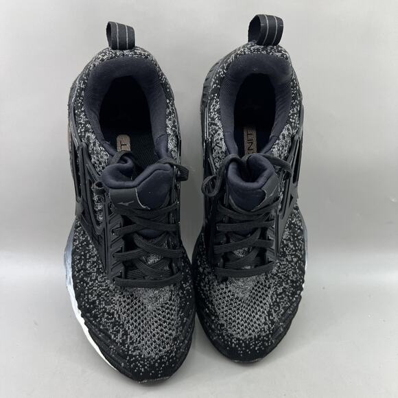 Mizuno Wave Creation Waveknit 2 Shoes Women Size 7.5 Black White Running Sneaker - Picture 5 of 8
